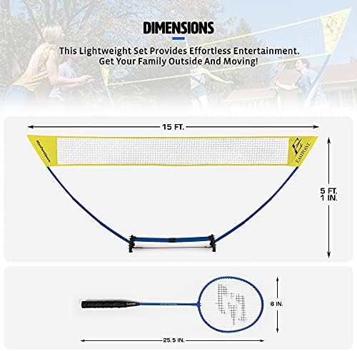 EastPoint Sports Easy Setup Badminton Set - Image 3