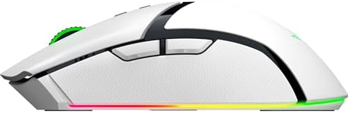 Razer Cobra Pro Wireless Gaming Mouse: 10 Customizable Controls - Chroma RGB Lighting - 30K Optical Sensor - Gen-3 Optical Switches - 2.4GHz, Bluetooth & USB Type C - Up to 170 Hr Battery - White - Image 8
