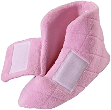 Silvert's Adaptive Clothing & Footwear Women’s Superb Comfort Extra Wide Bootie Slippers for Seniors With Swollen Feet - Image 12