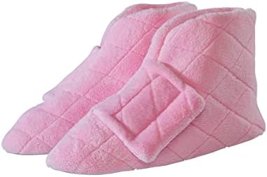 Silvert's Adaptive Clothing & Footwear Women’s Superb Comfort Extra Wide Bootie Slippers for Seniors With Swollen Feet - Image 10