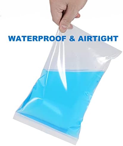 50 PCS 12" x 18" Large Thick 2.4 Mil Clear Zip Poly Bags Plastic Reclosable Zip Seal Lock Bags Clothing Shoes Toys Prints Zipper Bag - Image 5