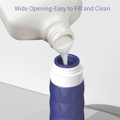 Travel Bottles for Toiletries,3oz Tsa Approved Leak Proof Travel Size Containers,Silicone Squeezable Travel Accessories with Clear Toiletry Bag(5Pack Color-A1) - Image 5