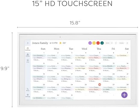 Skylight Calendar: 15 inch Digital Calendar & Chore Chart, Smart Touchscreen Interactive Display for Family Schedules - Wall Mount Included - Image 7