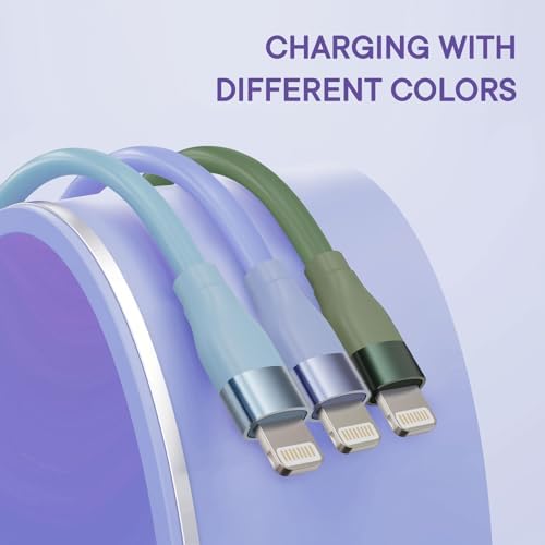 USB C to Lightning Cable [Apple MFi Certified] iPhone Charger Fast Charging 3 Pack 6FT USB-C Power Delivery Charging Cord Compatible with iPhone 14/13/12/11/XS/XR/X/8/iPad and More - Image 5