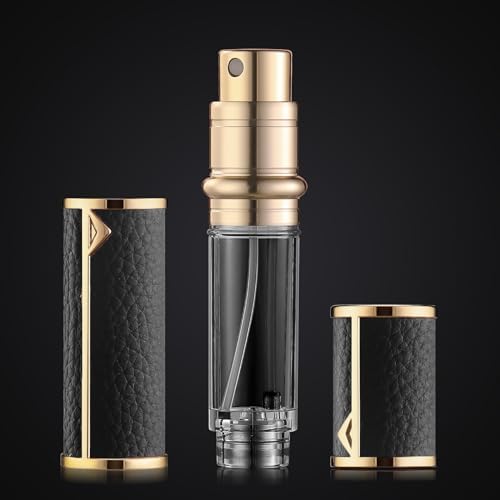 Perfume Travel Refillable Bottle, Tsa Approved 5ml Perfume Atomizer Bottle, Portable Size Sprayer Bottle Luxurious Pocket Perfume Dispenser Pump Transfer Tool for Women Men Travel Accessories. - Image 2