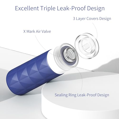 Travel Bottles for Toiletries,3oz Tsa Approved Leak Proof Travel Size Containers,Silicone Squeezable Travel Accessories with Clear Toiletry Bag(5Pack Color-A1) - Image 3