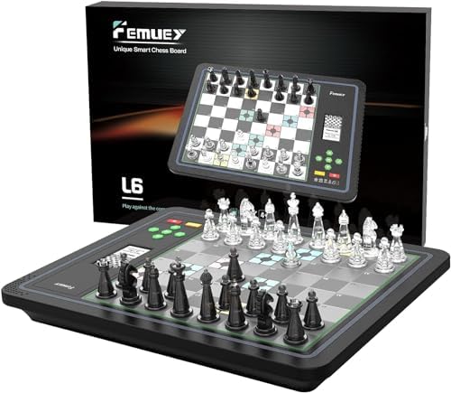 Electronic Chess Set, Board Game, Computer Chess Game, Chess Set Board Game, Electronic Chess Set Game, Chess Sets Games Lovers, for Beginners Great Partner for Play and Practice