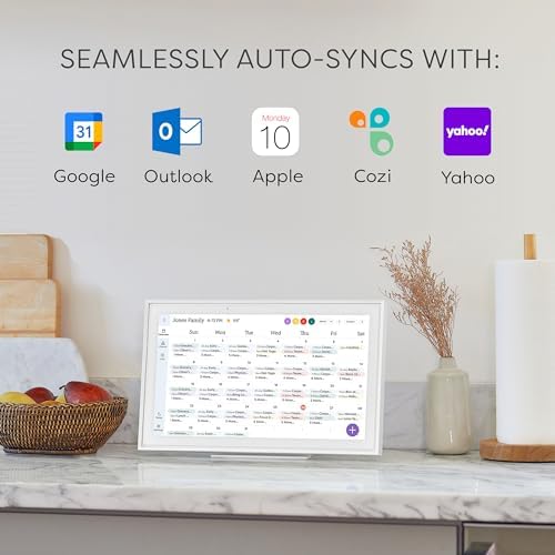 Skylight Calendar: 15 inch Digital Calendar & Chore Chart, Smart Touchscreen Interactive Display for Family Schedules - Wall Mount Included - Image 2
