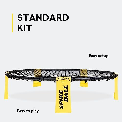 Spikeball The Original Kit 1-Ball - Outdoor Sports, Family, & Yard Games - Includes 1 Ball, 1 Net, Drawstring Bag & Rules - Image 3