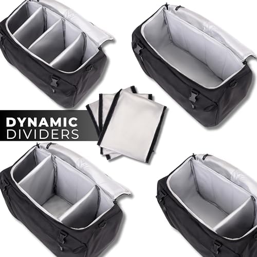Athletico Sneaker Box - Premium Sneaker Bag & Travel Duffel Bag - For Shoes, Clothing, and Gym (Black) - Image 6