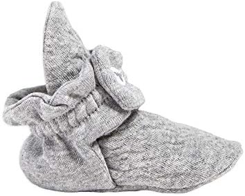 Burt's Bees Baby Baby Booties, Organic Cotton Adjustable Infant Shoes Slipper Sock - Image 2