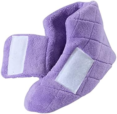 Silvert's Adaptive Clothing & Footwear Women’s Superb Comfort Extra Wide Bootie Slippers for Seniors With Swollen Feet - Image 3