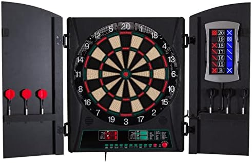 Arachnid Cricket Maxx 1.0 Electronic Dartboard Cabinet Set,Black - Image 6