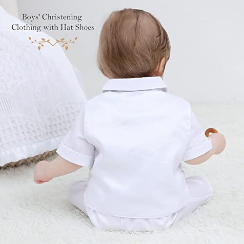 Booulfi Baptism Christening Outfits for Boys Easter Outfit Baby Boy Gentleman Church Blessing Photoshoot Suits - Image 7