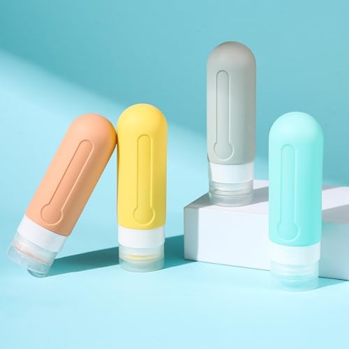 18-Pack TSA Approved Travel Bottles Leak Proof, BPA Free Silicone, Travel Size Toiletries Containers for Shampoo, Conditioner, Lotion, Soap & Body Wash Accessories - Image 3