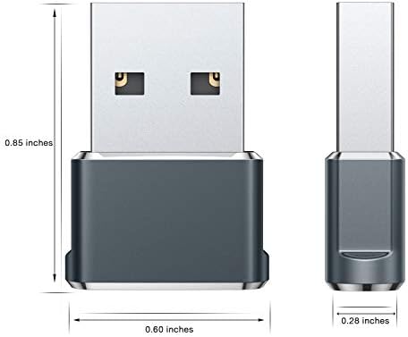 Basesailor USB to USB C Adapter 2Pack,USBC Female to A Male OTG Charger Type C Converter for Apple Watch Ultra iWatch 7 8 9,iPhone 15 14 13 Plus Pro Max,AirPods 3,iPad Air,Car,Samsung Galaxy S24 23,16 - Image 2