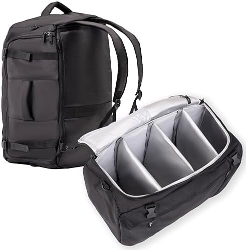 Athletico Sneaker Box - Premium Sneaker Bag & Travel Duffel Bag - For Shoes, Clothing, and Gym (Black)