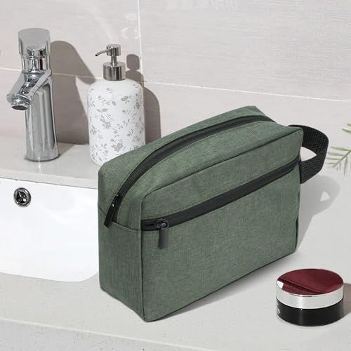 Etercycle Toiletry Bag for Men, Portable Travel Toiletry Organizer Bag,Shaving Bag for Toiletries Accessories (Army Green) - Image 6