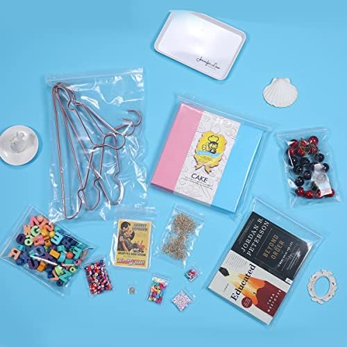 50 PCS 12" x 18" Large Thick 2.4 Mil Clear Zip Poly Bags Plastic Reclosable Zip Seal Lock Bags Clothing Shoes Toys Prints Zipper Bag - Image 3