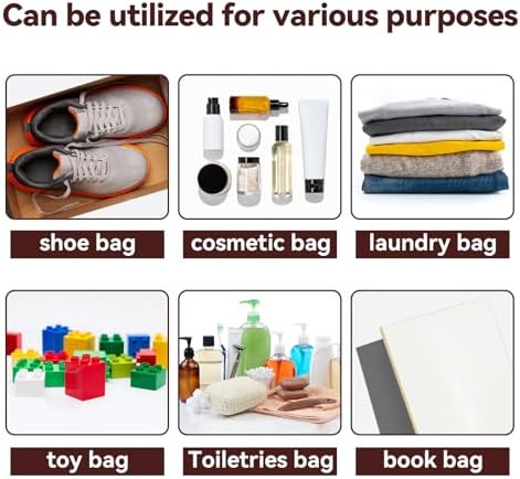 16 pieces Shoe Bag - Dust Bags, Travel Cover Use as Shoes Storage Bag, Travel Packing, Stain Resistant Accessories, Clothing Bag, Comestic Bag, etc. Suitable for Travel and Sports - Image 5