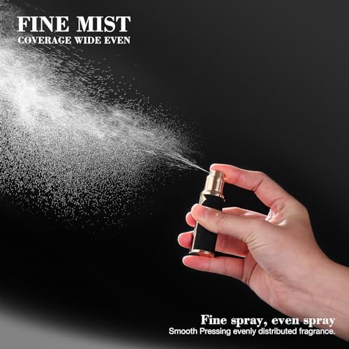 Perfume Travel Refillable Bottle, Tsa Approved 5ml Perfume Atomizer Bottle, Portable Size Sprayer Bottle Luxurious Pocket Perfume Dispenser Pump Transfer Tool for Women Men Travel Accessories. - Image 4