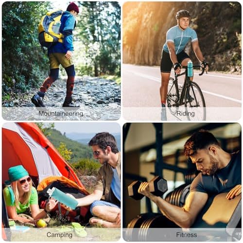 SPECIAL MADE Collapsible Water Bottles Cups Leakproof Valve Reusable BPA Free Silicone Foldable Travel Water Bottle Cup for Gym Camping Hiking Travel Sports Lightweight Durable - Image 9