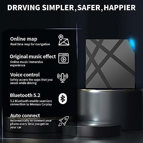 5.1 Wireless CarPlay Adapter for All Factory Wired CarPlay Cars Wireless CarPlay Dongle Convert Wired to Wireless CarPlay - Image 3