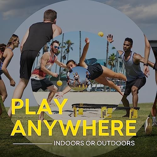 Spikeball The Original Kit 1-Ball - Outdoor Sports, Family, & Yard Games - Includes 1 Ball, 1 Net, Drawstring Bag & Rules - Image 4