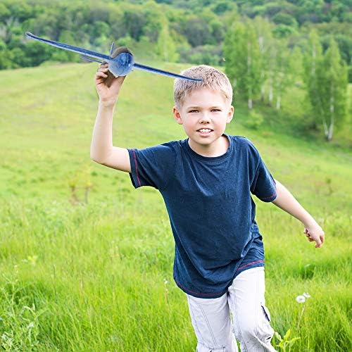 BooTaa 4 Pack Airplane/Flying Toys, 17.5" Large Throwing Foam Plane/Gliders, 2 Flight Mode, Birthday Gifts for Girls Kids 3 4 5 6 7 8 9 10 11 12 Year Old Boys,Outdoor Sport Game Toys - Image 8