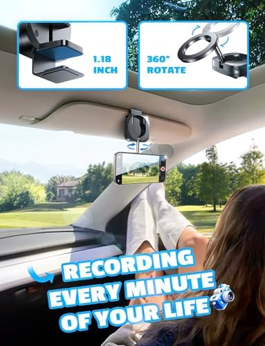 LISEN Airplane Phone Holder Travel Essentials for Magsafe Accessories, Universal Handsfree for MagSafe Car Mount Plane Accessories Travel Must Haves Phone Holder Car for Flying Gifts fits iPhone 15 - Image 5