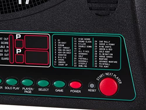 Arachnid Cricket Maxx 1.0 Electronic Dartboard Cabinet Set,Black - Image 2
