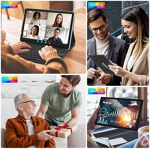 Newest 2024 Android 13 Tablet, 128GB+16(8+8 Expand)GB/512GB Expandable, Octa-Core Tablet with 5G WiFi, 8000mAh Battery, 10.1 inch Tablet with 21MP Camera, Tablet with Keyboard, Bluetooth, Mouse, Case. - Image 8
