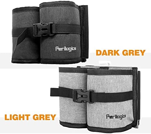 Perilogics Luggage Travel Cup Holder Hands Free Drink Caddy for Suitcase Handle. Perfect Airplane Travel Essential Accessory Gift for Frequent Traveler, Flight Attendant or with Children (Dark Gray) - Image 7