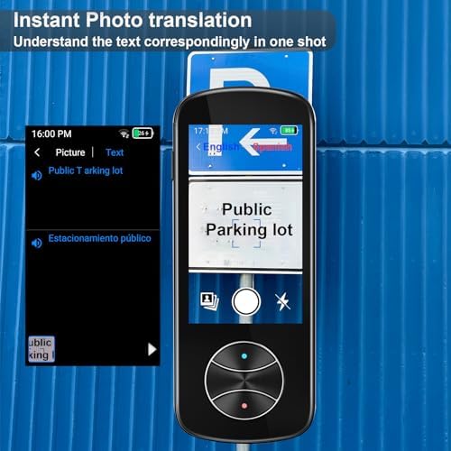 Language Translator Device No WiFi Needed, Instant Two Way Language Translator with 137+ Languages, Offline/Photo/AI Translator Device 2024 Voice Translator for Travel Business Learning - Image 4