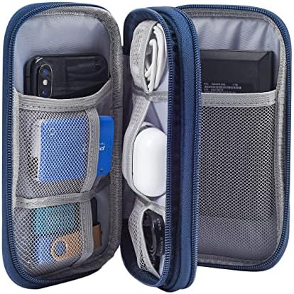 Portable, Waterproof Electronics Accessories Case and Organizer Bag for Cables, USB Drives and Chargers - Image 5