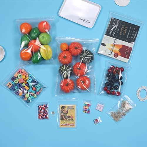 50 PCS 12" x 18" Large Thick 2.4 Mil Clear Zip Poly Bags Plastic Reclosable Zip Seal Lock Bags Clothing Shoes Toys Prints Zipper Bag - Image 9