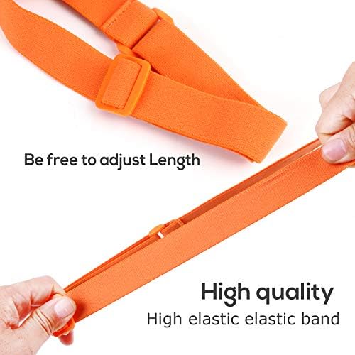 Luggage Straps Bag Bungees for Add a Bag Easy to Travel Suitcase Elastic Strap Belt(Orange) - Image 4