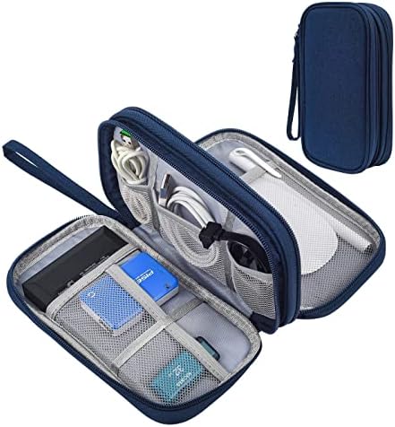 Portable, Waterproof Electronics Accessories Case and Organizer Bag for Cables, USB Drives and Chargers - Image 2