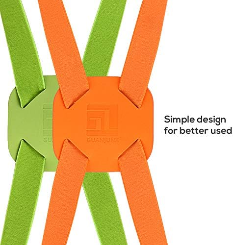 Luggage Straps Bag Bungees for Add a Bag Easy to Travel Suitcase Elastic Strap Belt(Orange) - Image 5