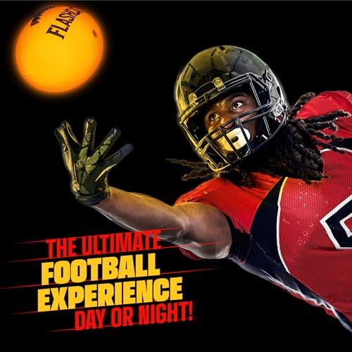 Light Up Football - Glow in the Dark Ball - NO 6 - Outdoor Sports Birthday Gifts for Boys 8-15+ Year Old - Kids Teenage Youth Easter Gift Ideas Activity - Boy Toys Stuff Ages 8 9 10 11 12 13 14 15 - Image 7