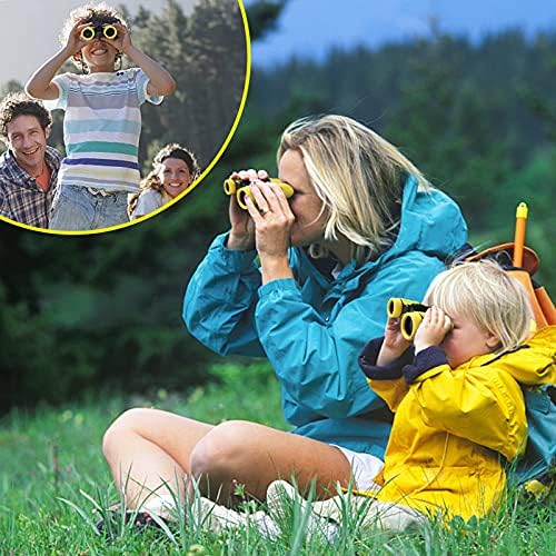 Binoculars for Kids Toy Gift for 3 4 5 6 7 8+ Year Old Boys Girls Kids Telescope Outdoor Toys for Sports and Outside Play Hiking, Bird Watching, Travel, Camping, Birthday Presents(Yellow) - Image 4