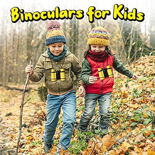 Binoculars for Kids Toy Gift for 3 4 5 6 7 8+ Year Old Boys Girls Kids Telescope Outdoor Toys for Sports and Outside Play Hiking, Bird Watching, Travel, Camping, Birthday Presents(Yellow) - Image 5